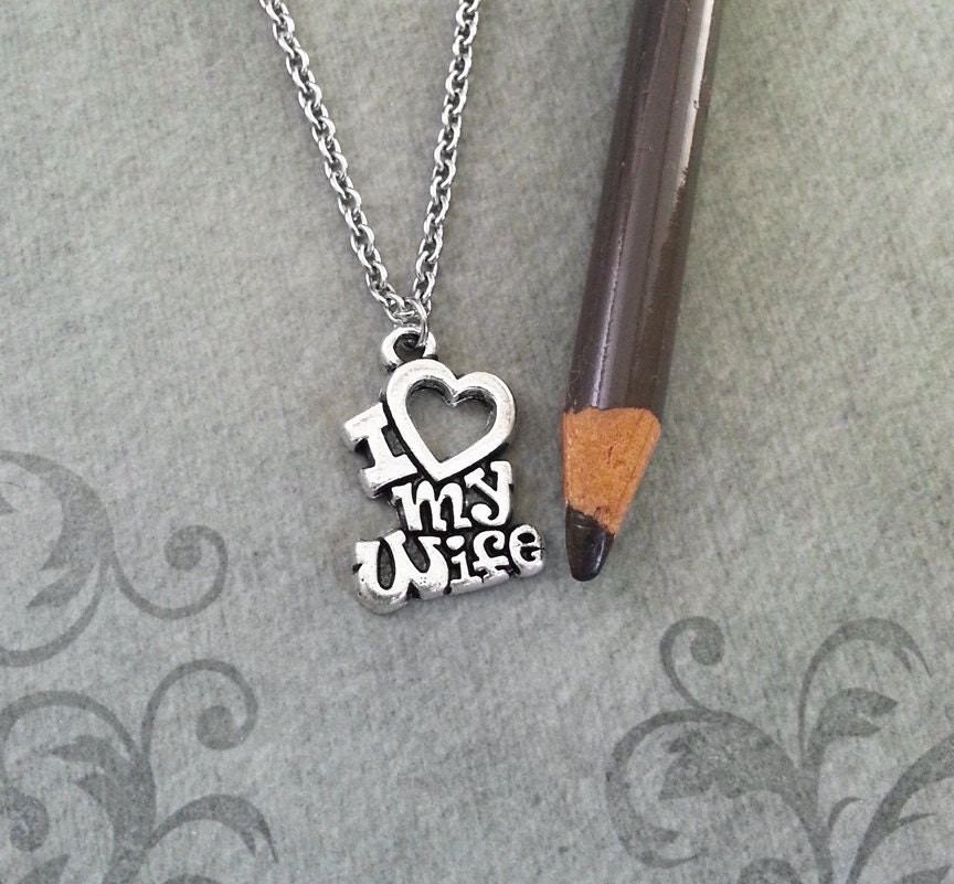 I love my wife necklace deals