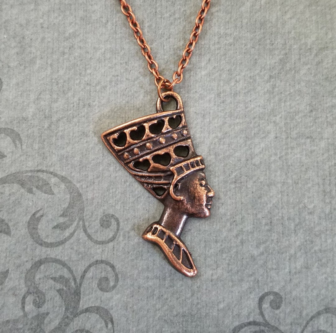 Nefertiti Necklace Nefertiti Jewelry Queen Nefertiti Charm Necklace