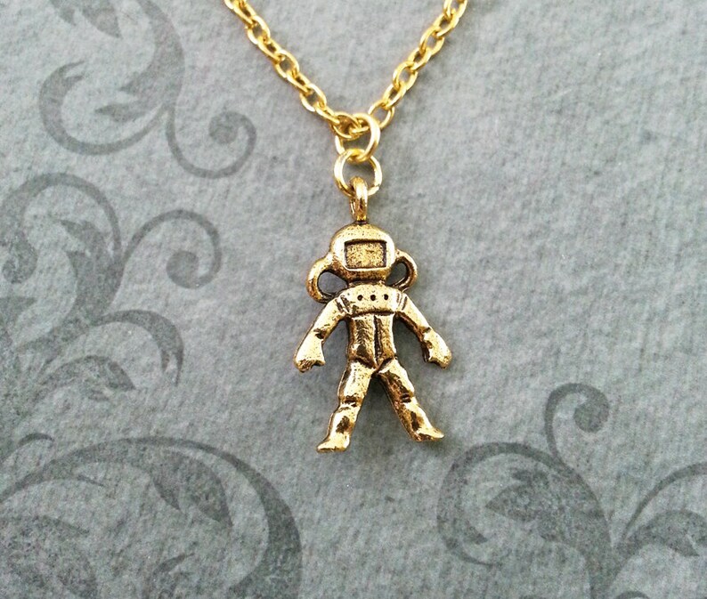 Astronaut Necklace Jewelry Pendant Image 0