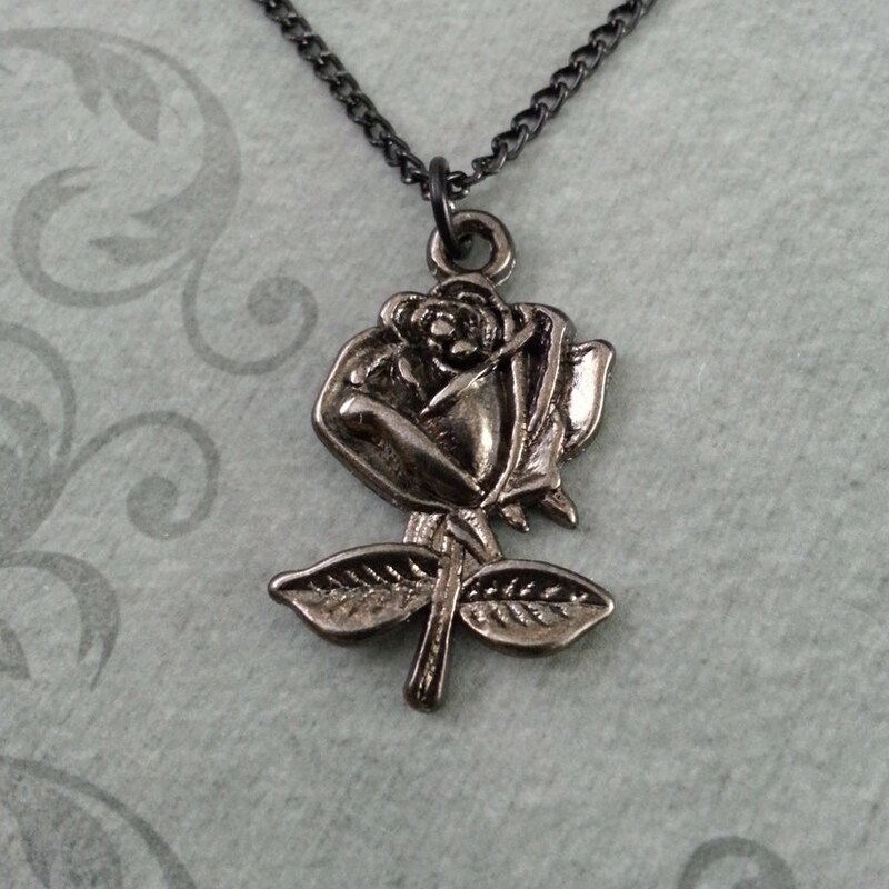 Necklace Rose & Noirs main image 1