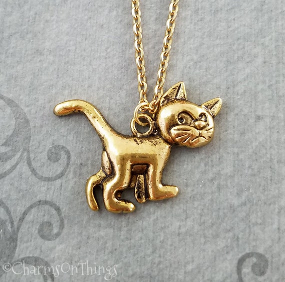 Etsy on sale cat jewelry
