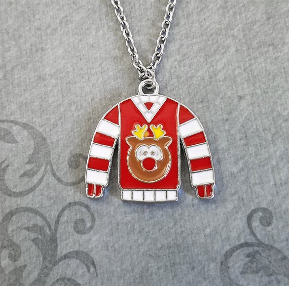 tacky christmas necklace