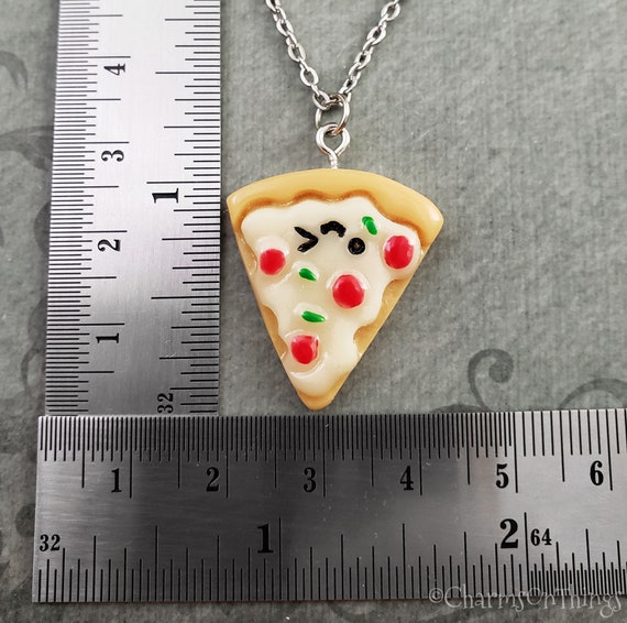 Pizza charm best sale necklace