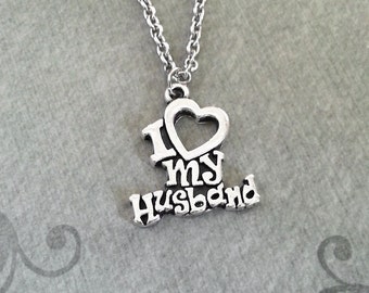 I Love Husband チャーム 925スターリングシルバー ラブチャーム バレンタインチャーム ダングルチャーム DIYチャームブレスレット用 スターリングシルバー