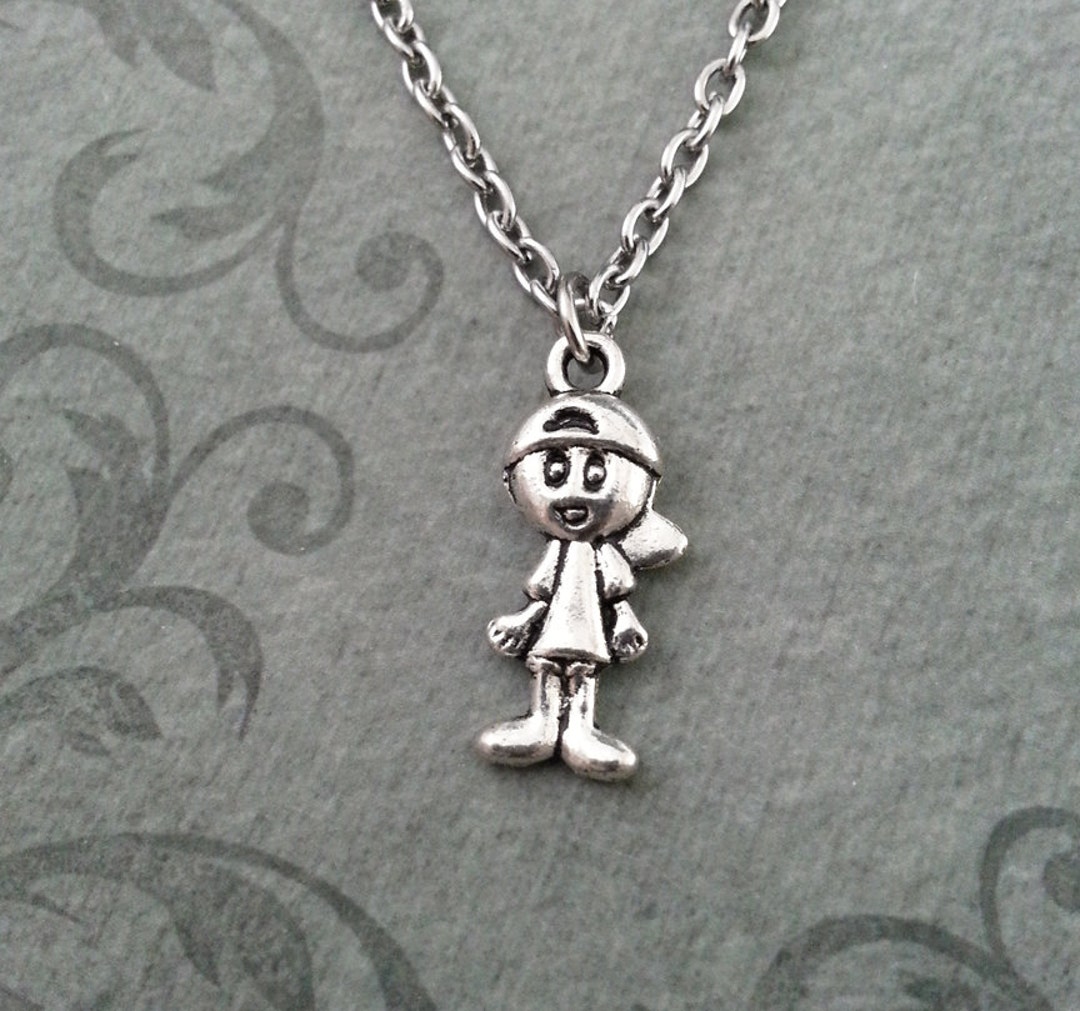 Little Boy Necklace SMALL Little Boy Pendant Necklace Etsy