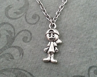 Little Boy Necklace, SMALL Little Boy Pendant Necklace, Mother's Day Gift, Son Necklace Gift for Mom Mother Gift Child Necklace Mom Necklace
