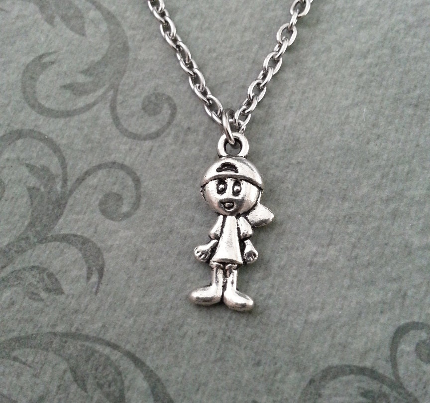 Little Boy Necklace SMALL Little Boy Pendant Necklace Etsy