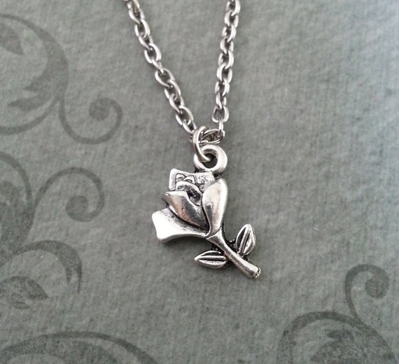 Rose 2024 necklace etsy