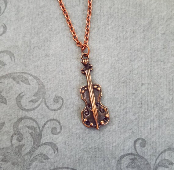Violin Necklace SMALL Violin Jewelry Cello Necklace Violinist Etsy