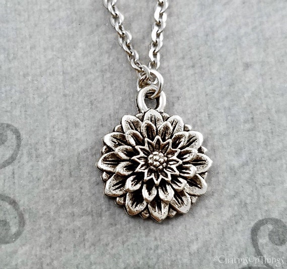 Zinnia necklace on sale