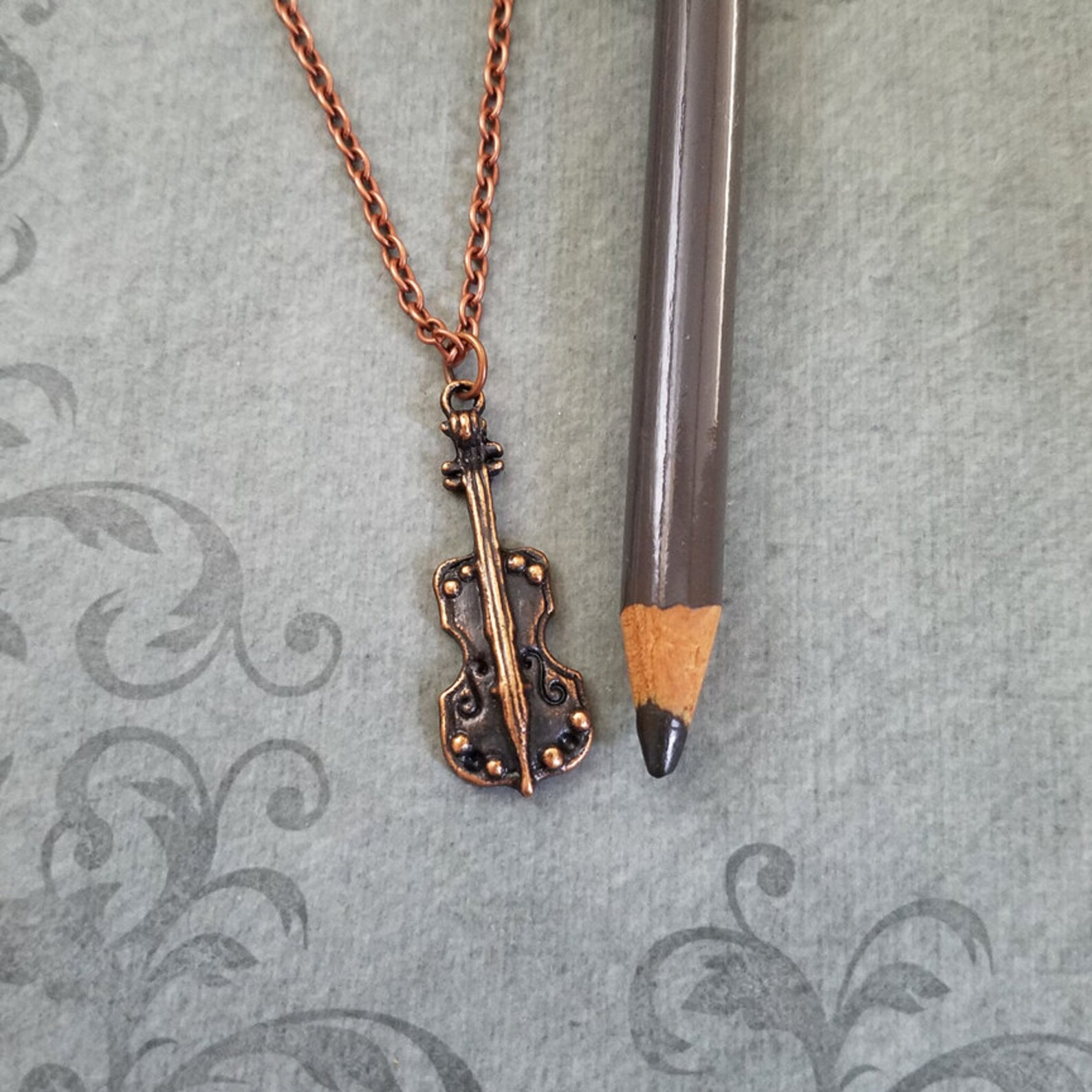 Violin Necklace SMALL Violin Jewelry Cello Necklace Violinist Etsy