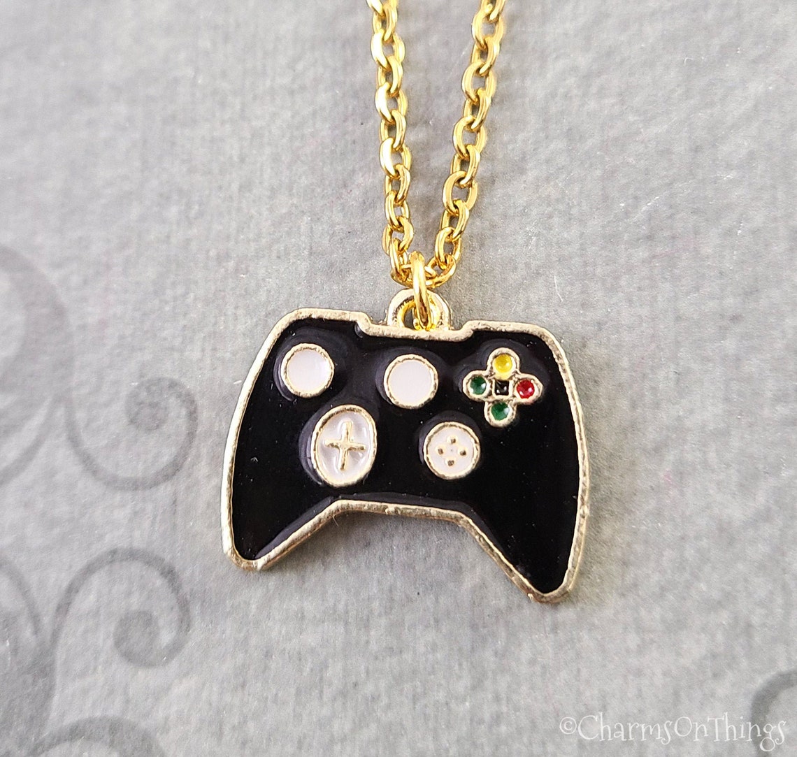 Controller Necklace Gamer Necklace Video Game Jewelry Gamer Etsy