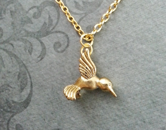 Necklace hummingbird sale
