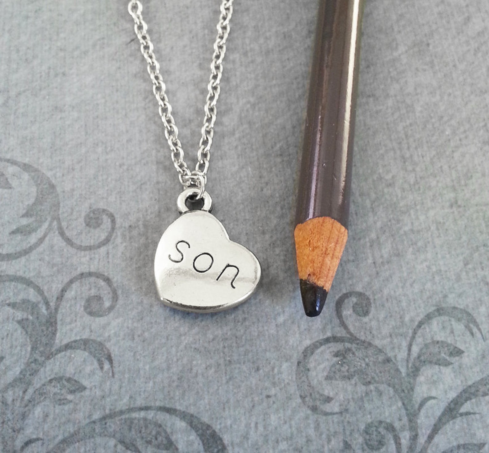 Son Necklace SMALL Son Jewelry Mom Necklace Mom Jewelry Son Etsy Son Necklace SMALL Son Jewelry Mom Necklace Mom Jewelry Son Etsy