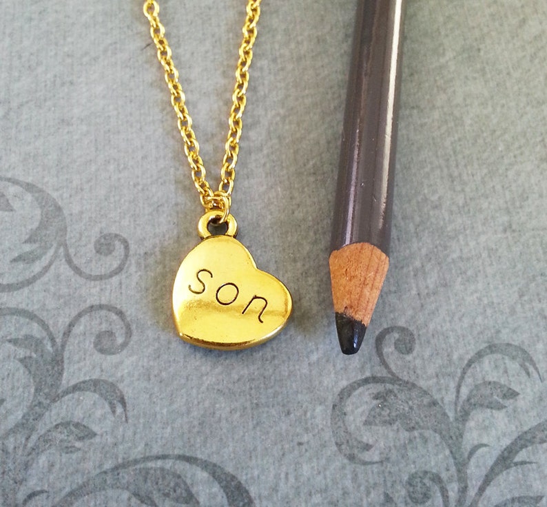 Sohn Kette kleiner Sohn Schmuck Mutter Halskette Mama Schmuck Etsy.de
