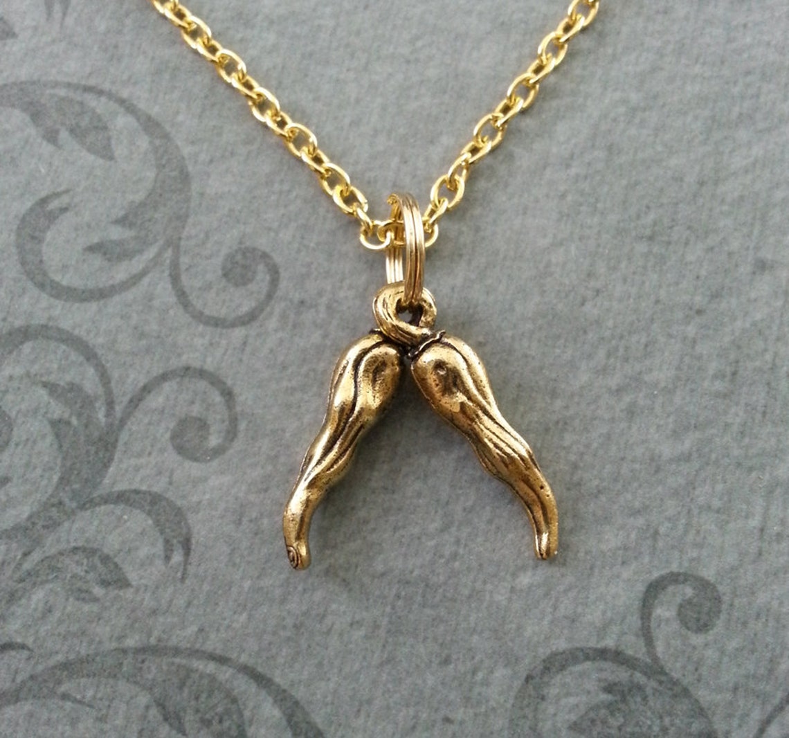 Chili Peppers Necklace SMALL Jalapeno Pepper Necklace Pendant Etsy