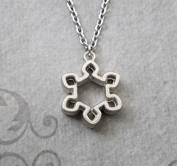 Christmas cookie cutter necklace clearance