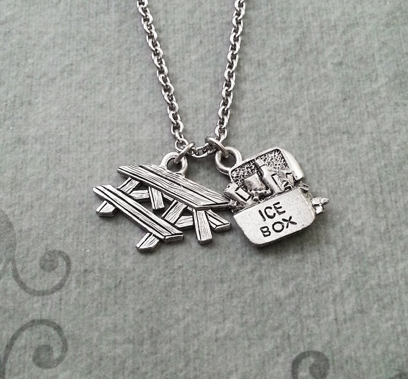 Picnic Table Necklace Cooler Necklace Picnic Necklace Icebox - Etsy