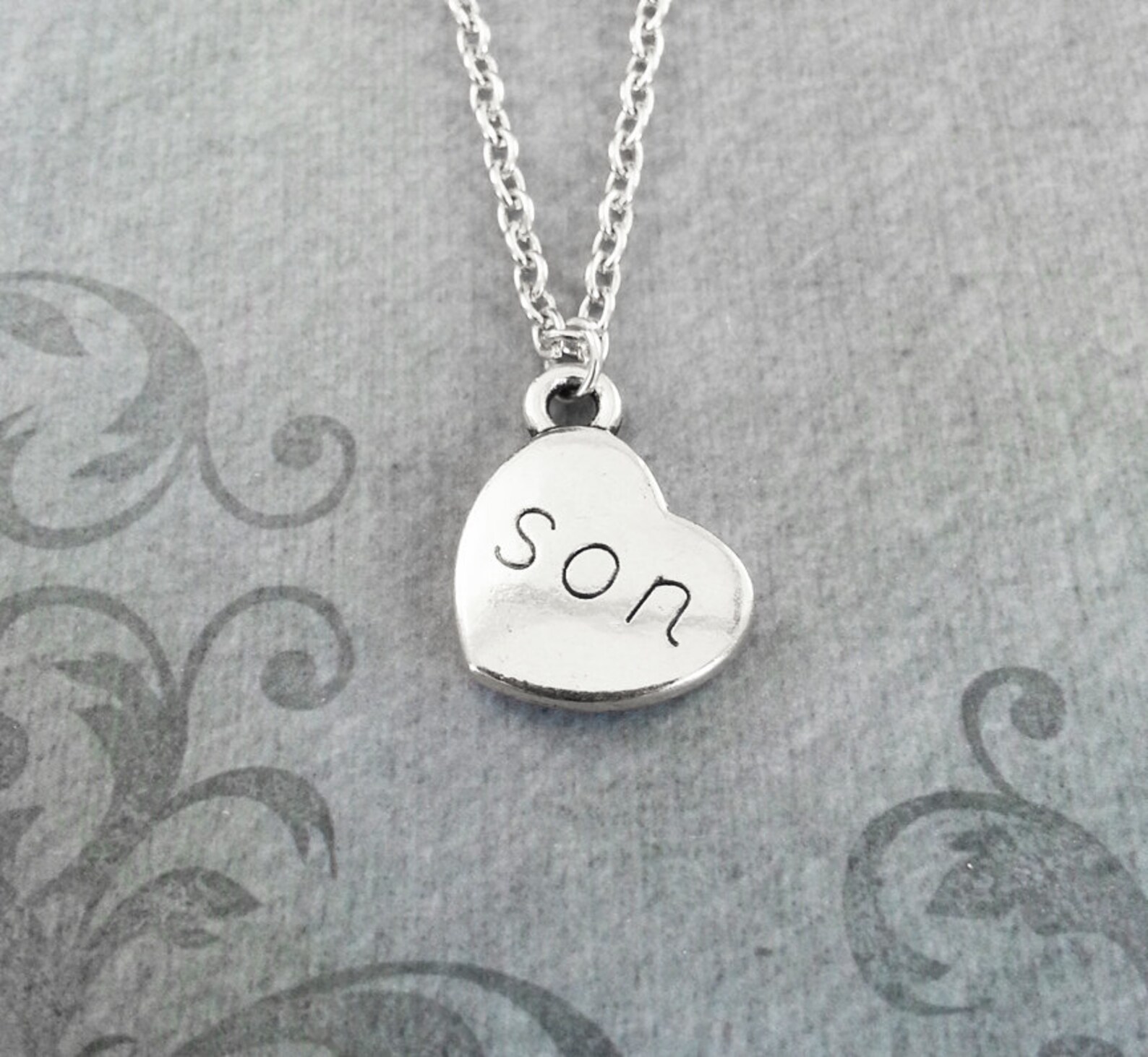 Son Necklace SMALL Son Jewelry Mom Necklace Mom Jewelry Son Etsy Son Necklace SMALL Son Jewelry Mom Necklace Mom Jewelry Son Etsy