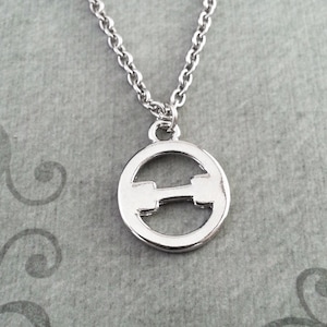 Theta Halskette kleine griechische Buchstabe Halskette griechischen Alphabet Halskette College Schmuck Sorority Halskette Brüderlichkeit Schmuck Theta Symbol Geschenk