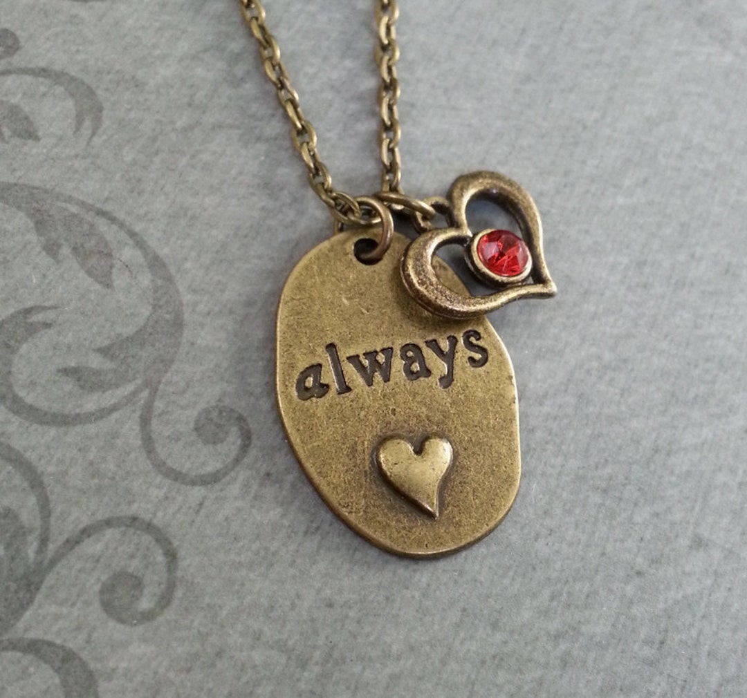 Always Necklace, Always Pendant Necklace, Anniversary Gift, Valentine's ...