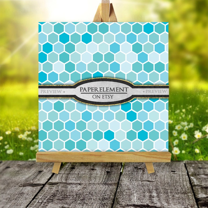 honeycomb-digital-paper-honeycomb-patterns-printable-etsy
