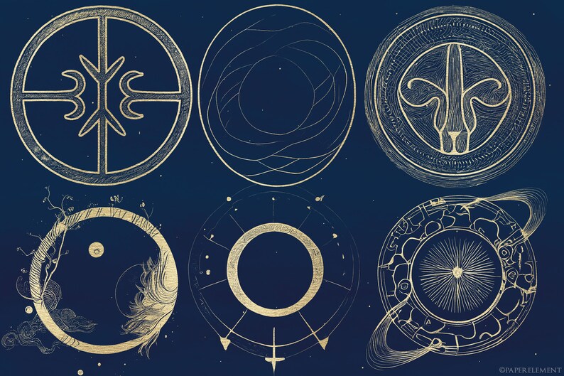 Ornate Magical Circle Clipart Stamp Brush Symbols Glyphs Runes ornate-magical-circle-clipart-stamp-brush-symbols-glyphs-runes