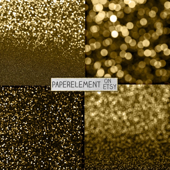 Instant Download Gold Glitter Digital Paper Pack: Glitter Paper, Gold  Digital Paper, Bokeh Digital Paper, Printable Glitter Background Print 