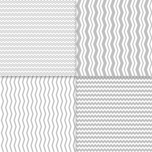 Silver Chevron Digital Paper Pack Silver Scrapbook Paper Chevron Stripes Wedding Patterns Pale Gray Commercial Use Seamless Graphics image 3