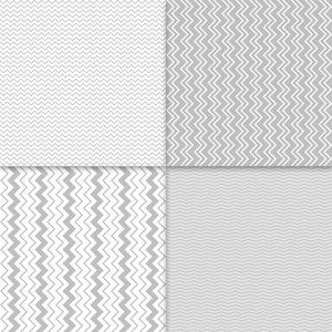 Silver Chevron Digital Paper Pack Silver Scrapbook Paper Chevron Stripes Wedding Patterns Pale Gray Commercial Use Seamless Graphics image 4