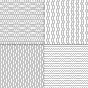 Silver Chevron Digital Paper Pack Silver Scrapbook Paper Chevron Stripes Wedding Patterns Pale Gray Commercial Use Seamless Graphics image 7