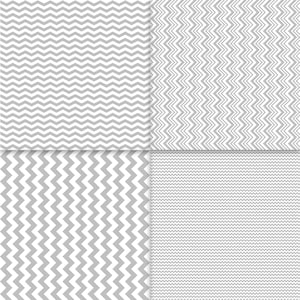 Silver Chevron Digital Paper Pack Silver Scrapbook Paper Chevron Stripes Wedding Patterns Pale Gray Commercial Use Seamless Graphics image 6