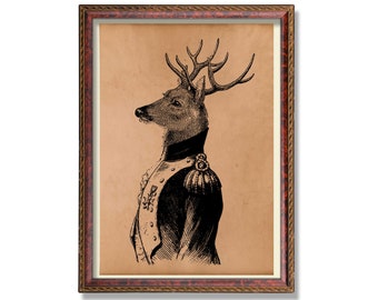 Steampunk deer | Etsy