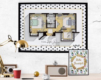 plan appartement blair waldorf