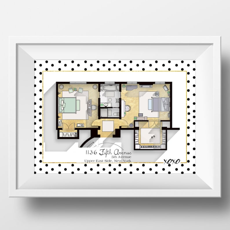 Gossip Girl Apartment Floor Plan TV Show Floor Plan Blair