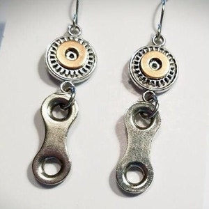 Bicycle Earrings / Cycling Girl Gifts / Biking Iron Man Triathelon Jewelry / Sporting Athletic Accessories / Hypoallergenic Nickel Free.