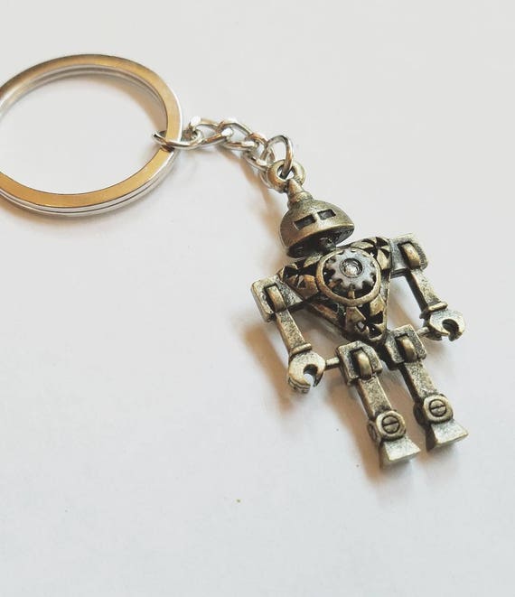 robot keychain