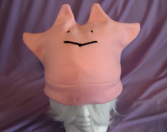 Ditto Pokemon Fleece hat- cosplay/costume piece- great fandom christmas gift- pokemon Go!