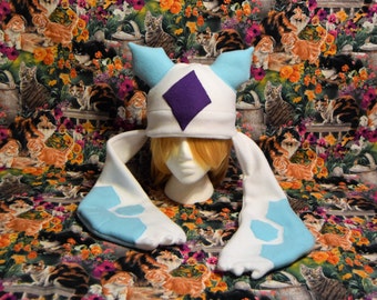 Froslass Pokemon Fleece Hat- Adult/teen size- Great Fadnom christmas gift