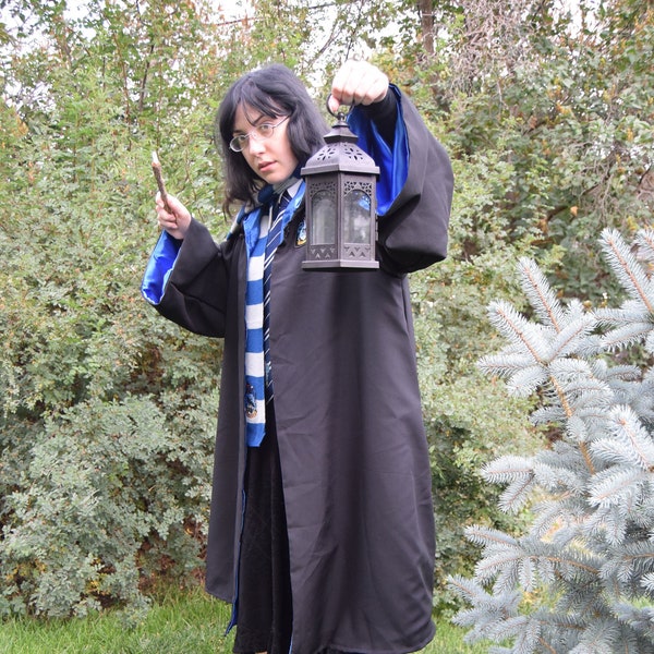 Harry Potter inspired Cloak Adult and kids sizes~ MADE TO ORDER ~ One size fits most~ includes wand pocket~ perfect gift or Cosplay piece