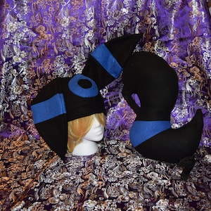 Umbreon Fleece Tail and Hat-Costume/Cosplay set- shiny also available - perfect for Halloween