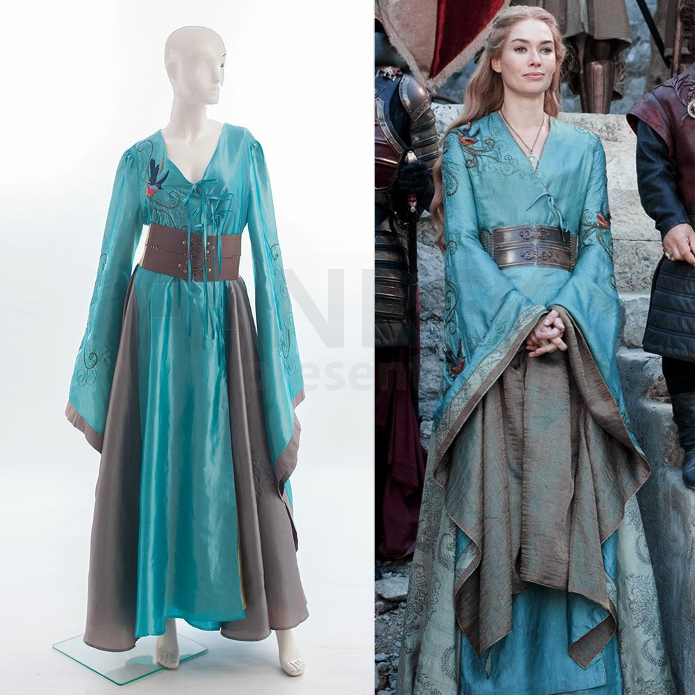Cersei Lannister Dress Cosplay~ Red, Blue or Purple Design~ Handmade~ Belt  NOT INCLUDED - Etsy