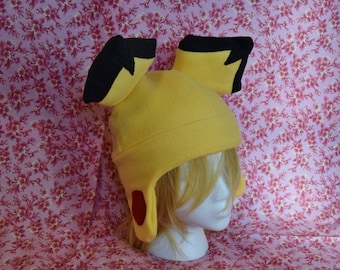 Pichu Pokemon Fleece Hat-Adult/Kids size- Perfect Fandom fun for Halloween