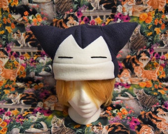 Snorlax Pokemon Fleece hat- great fandom christmas gift