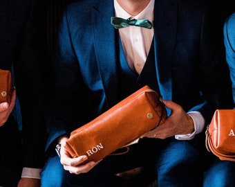 Handmade Groomsmen Gifts **BULK DISCOUNT** Wash Bag & Dopp Kits