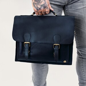 black work satchel
