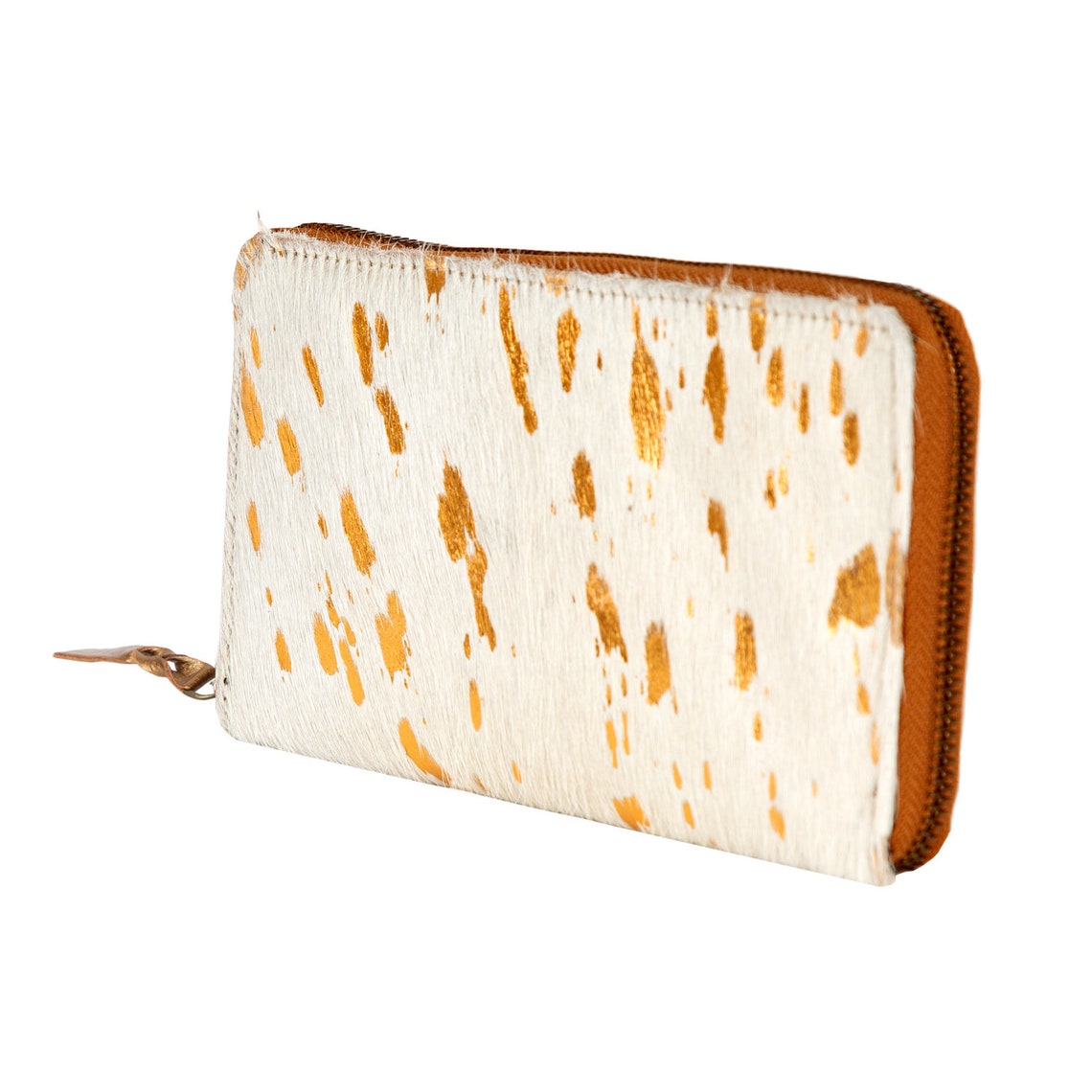 Cowhide Leather Pony Hair Purse/wallet in Cream Pony Fur and Etsy