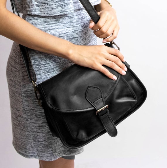 Borsa A Tracolla In Pelle Piccola Retrò - Leggera, Doppio Strato, Grande Capacità, Cinghia Regolabile, Per Donna