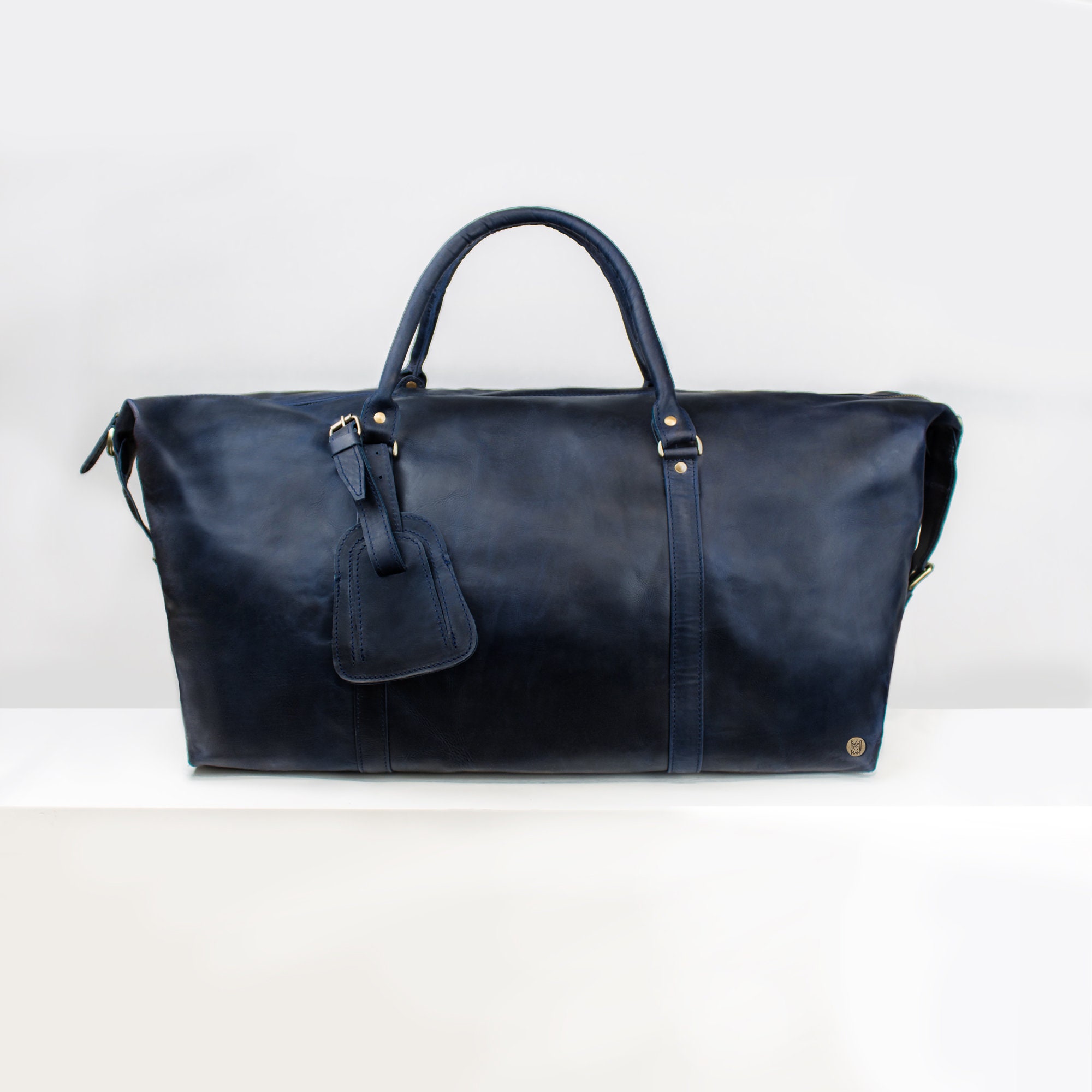 Leather weekend bag Goyard Blue in Leather - 33280062