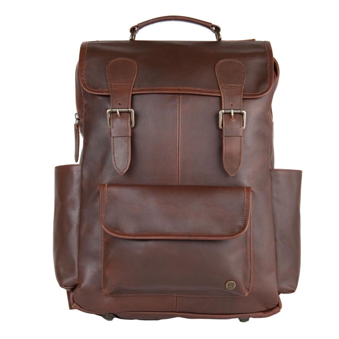 Personalized Initials 16" MacBook Backpack | Brown Leather Square Rucksack With Water Bottle Pockets & Multi Pockets | Mens Utility Backpack - Etsy Personalized Initials 16" MacBook Backpack | Brown Leather Square Rucksack With Water Bottle Pockets & Multi Pockets | Mens Utility Backpack - Etsy